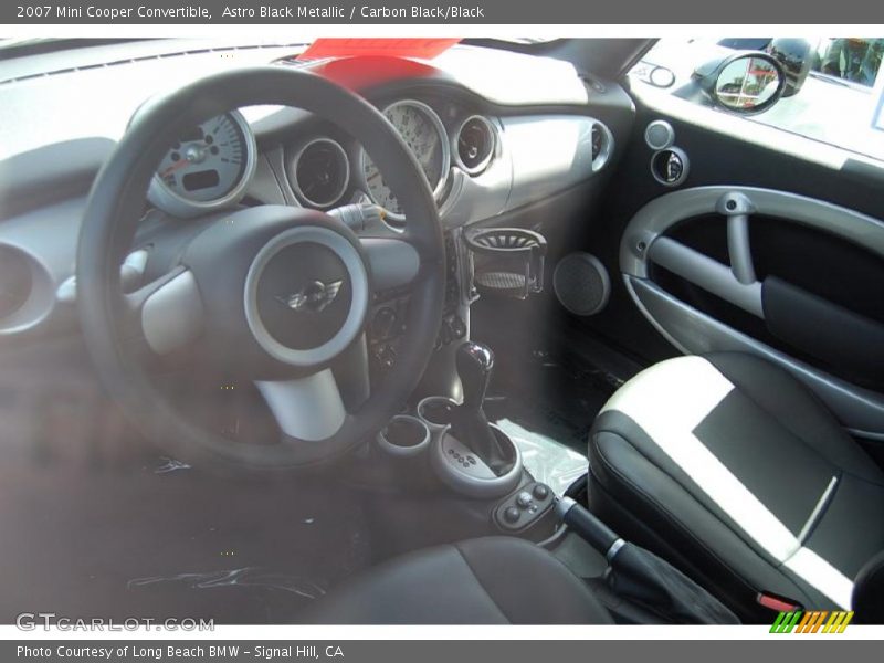 Astro Black Metallic / Carbon Black/Black 2007 Mini Cooper Convertible