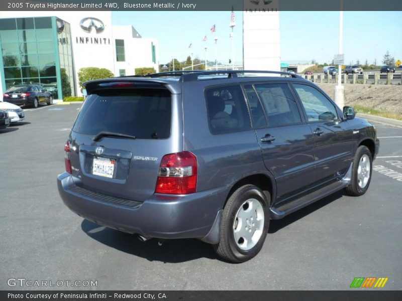 Bluestone Metallic / Ivory 2005 Toyota Highlander Limited 4WD