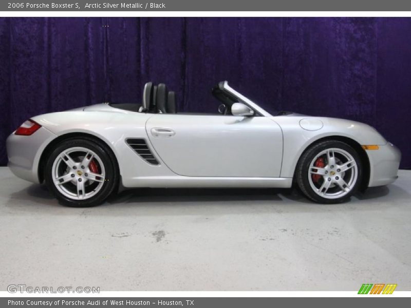 Arctic Silver Metallic / Black 2006 Porsche Boxster S