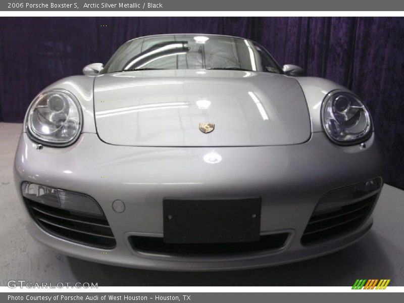 Arctic Silver Metallic / Black 2006 Porsche Boxster S