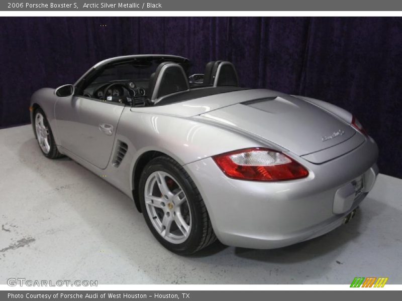 Arctic Silver Metallic / Black 2006 Porsche Boxster S