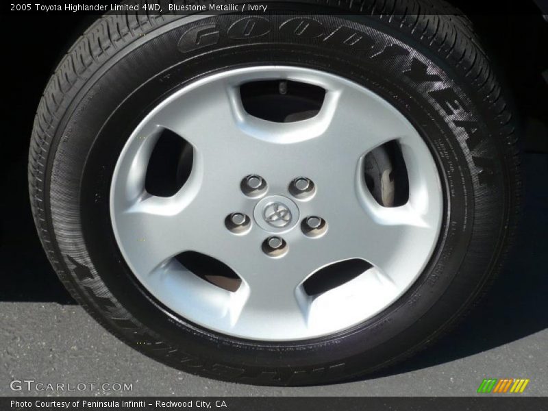 Bluestone Metallic / Ivory 2005 Toyota Highlander Limited 4WD
