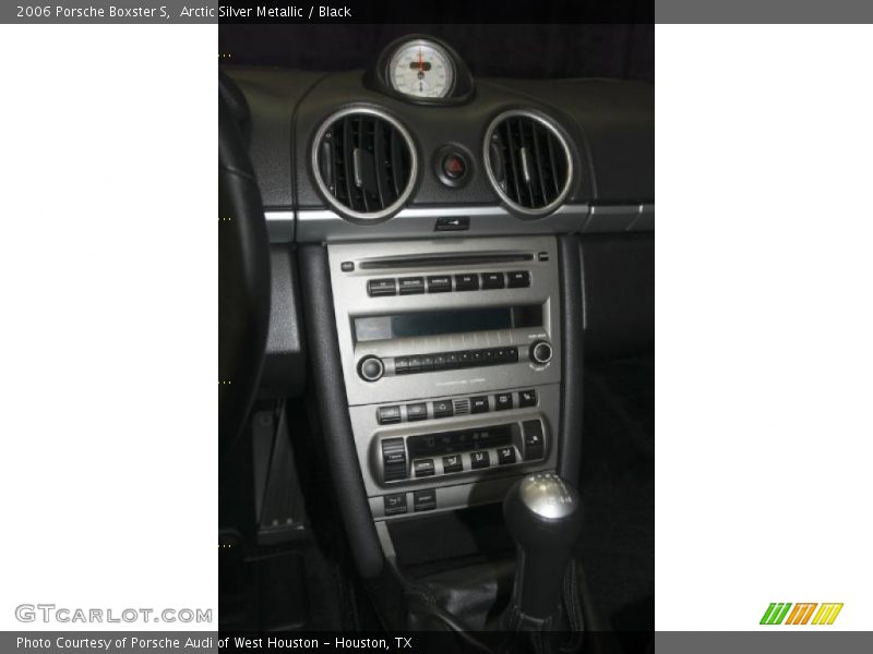 Arctic Silver Metallic / Black 2006 Porsche Boxster S