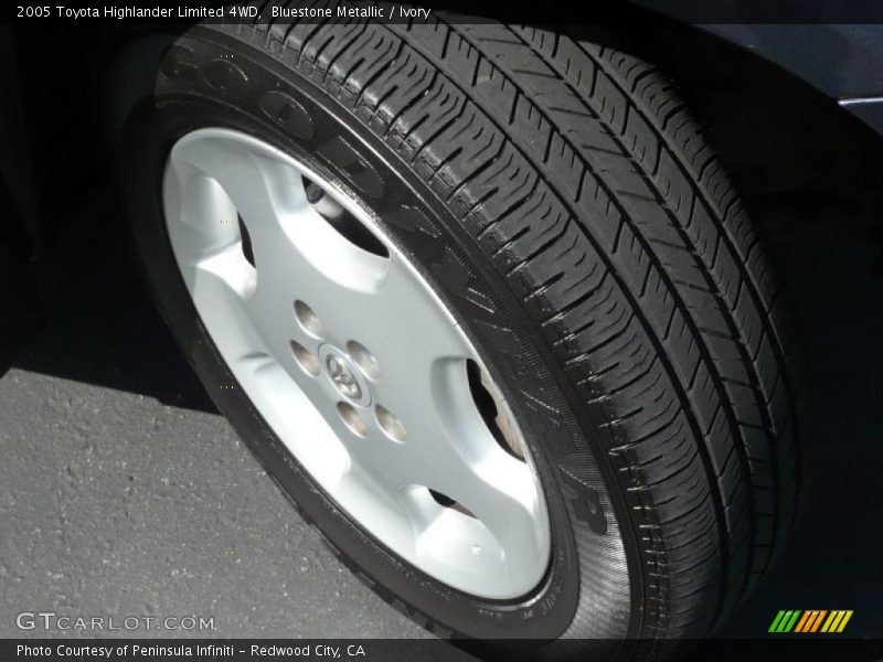 Bluestone Metallic / Ivory 2005 Toyota Highlander Limited 4WD