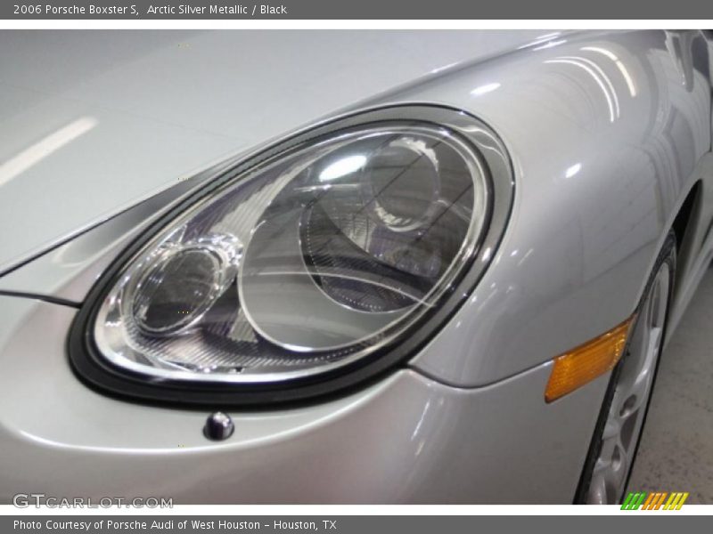 Arctic Silver Metallic / Black 2006 Porsche Boxster S