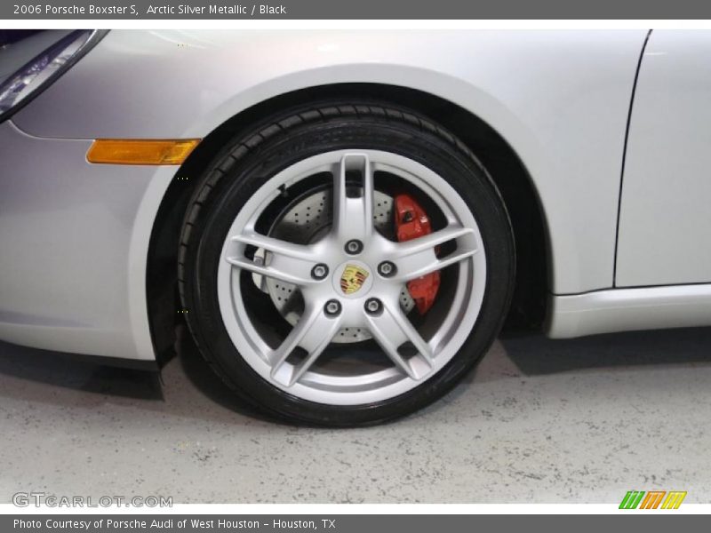 Arctic Silver Metallic / Black 2006 Porsche Boxster S