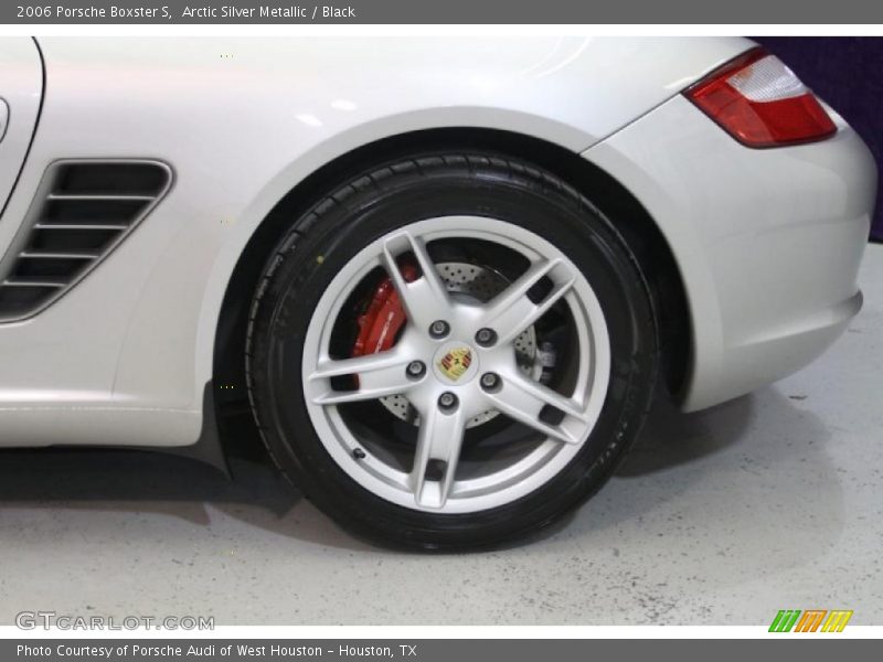 Arctic Silver Metallic / Black 2006 Porsche Boxster S