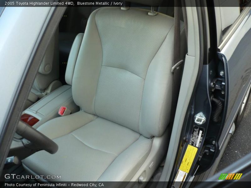 Bluestone Metallic / Ivory 2005 Toyota Highlander Limited 4WD