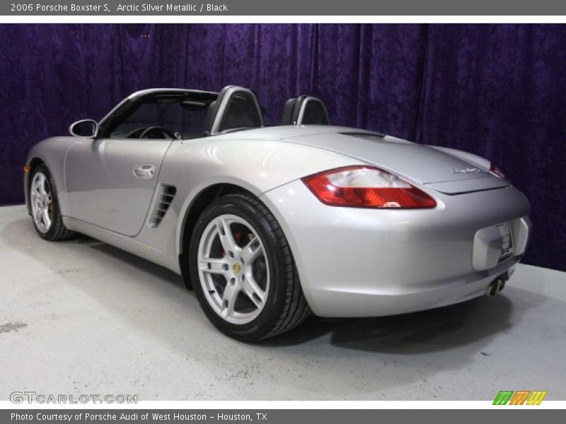 Arctic Silver Metallic / Black 2006 Porsche Boxster S