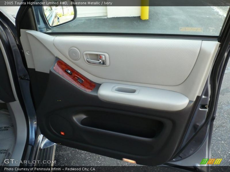 Bluestone Metallic / Ivory 2005 Toyota Highlander Limited 4WD