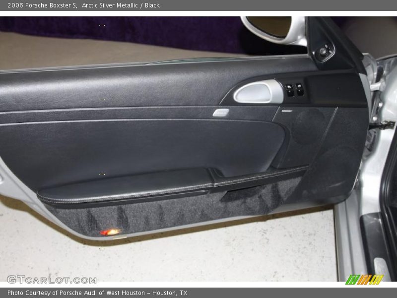Arctic Silver Metallic / Black 2006 Porsche Boxster S