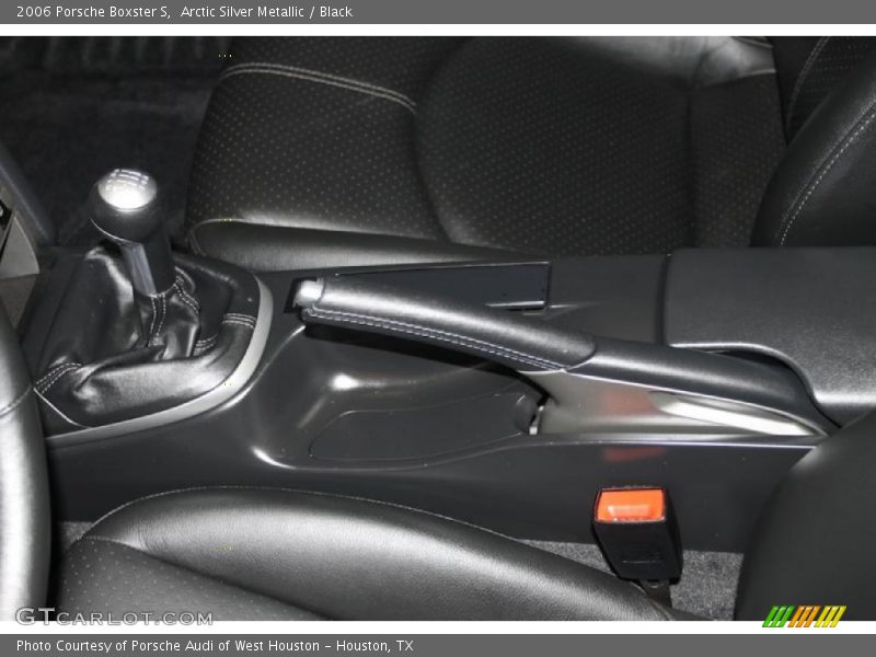 Arctic Silver Metallic / Black 2006 Porsche Boxster S