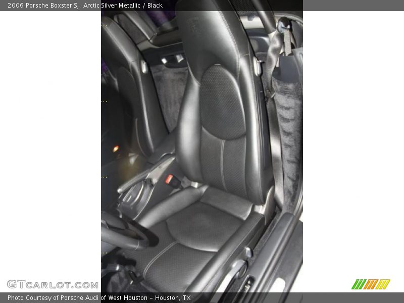 Arctic Silver Metallic / Black 2006 Porsche Boxster S