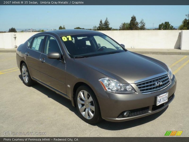 Umbria Gray Metallic / Graphite 2007 Infiniti M 35 Sedan