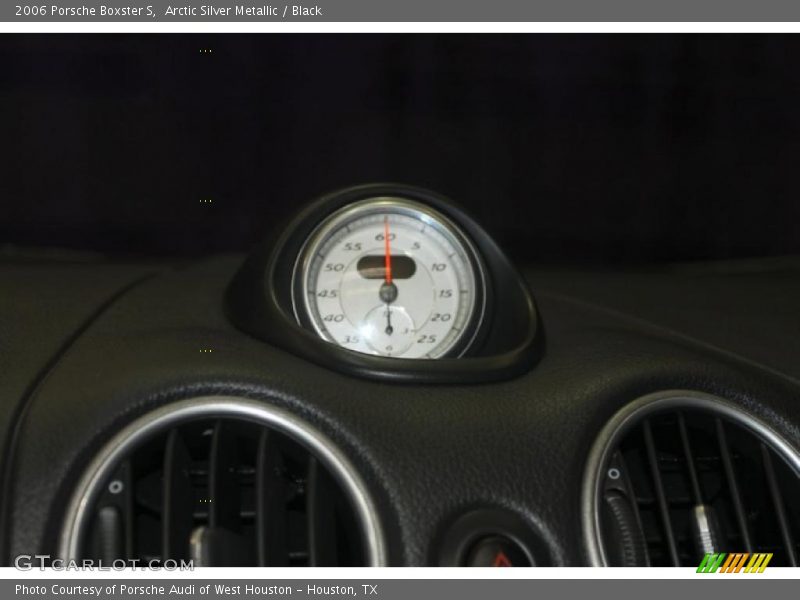Arctic Silver Metallic / Black 2006 Porsche Boxster S