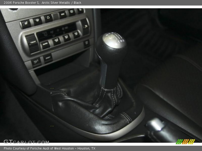 Arctic Silver Metallic / Black 2006 Porsche Boxster S