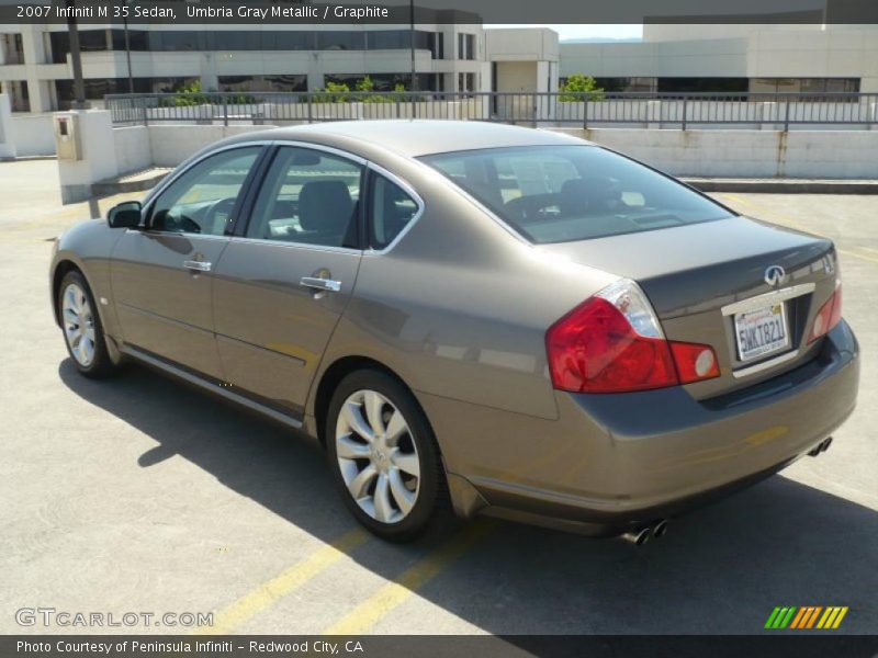 Umbria Gray Metallic / Graphite 2007 Infiniti M 35 Sedan