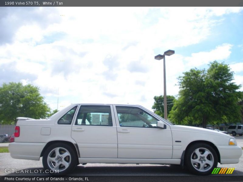 White / Tan 1998 Volvo S70 T5