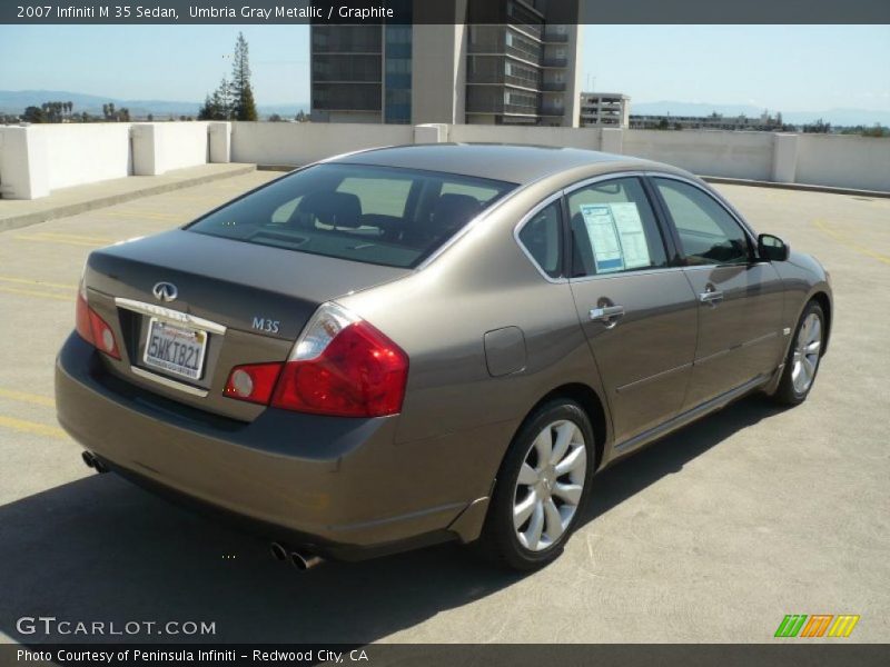 Umbria Gray Metallic / Graphite 2007 Infiniti M 35 Sedan
