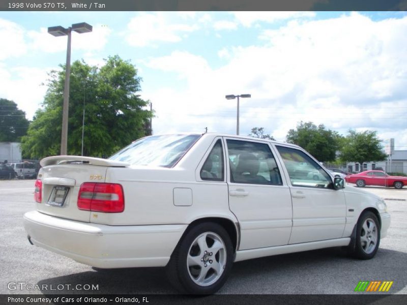 White / Tan 1998 Volvo S70 T5