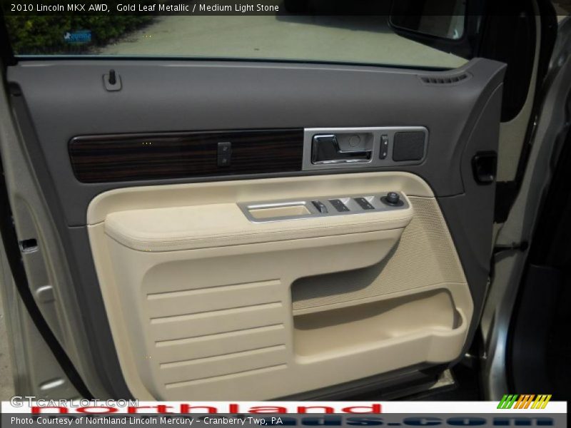 Gold Leaf Metallic / Medium Light Stone 2010 Lincoln MKX AWD