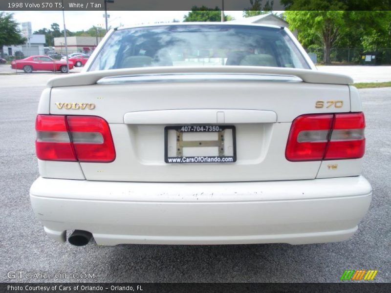 White / Tan 1998 Volvo S70 T5