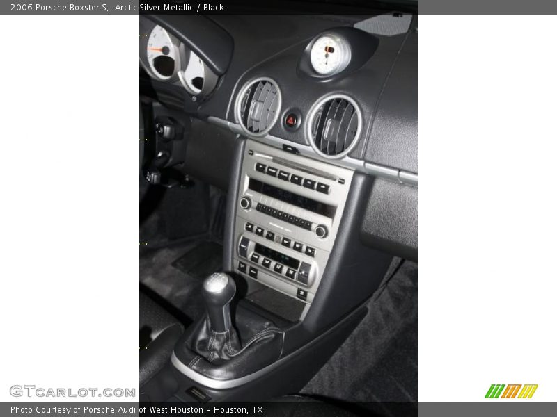 Arctic Silver Metallic / Black 2006 Porsche Boxster S