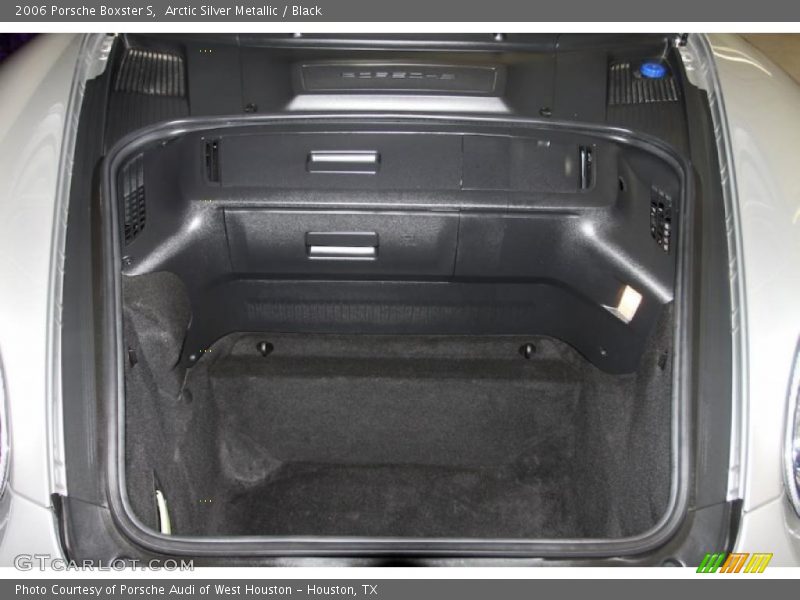 Arctic Silver Metallic / Black 2006 Porsche Boxster S