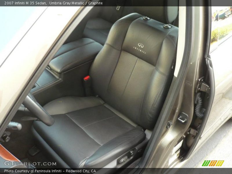 Umbria Gray Metallic / Graphite 2007 Infiniti M 35 Sedan