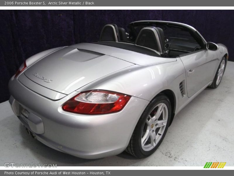 Arctic Silver Metallic / Black 2006 Porsche Boxster S