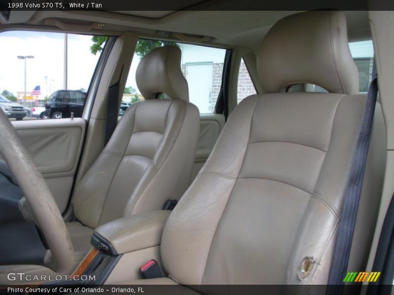 White / Tan 1998 Volvo S70 T5