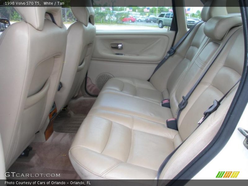 White / Tan 1998 Volvo S70 T5
