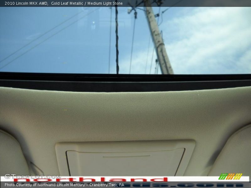 Gold Leaf Metallic / Medium Light Stone 2010 Lincoln MKX AWD