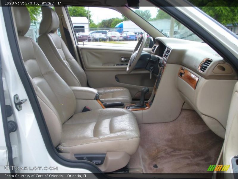 White / Tan 1998 Volvo S70 T5