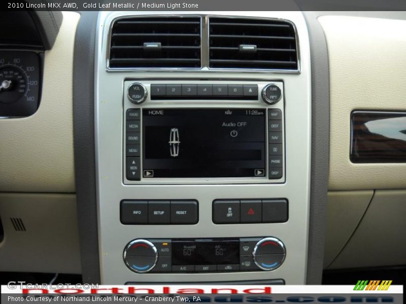 Gold Leaf Metallic / Medium Light Stone 2010 Lincoln MKX AWD