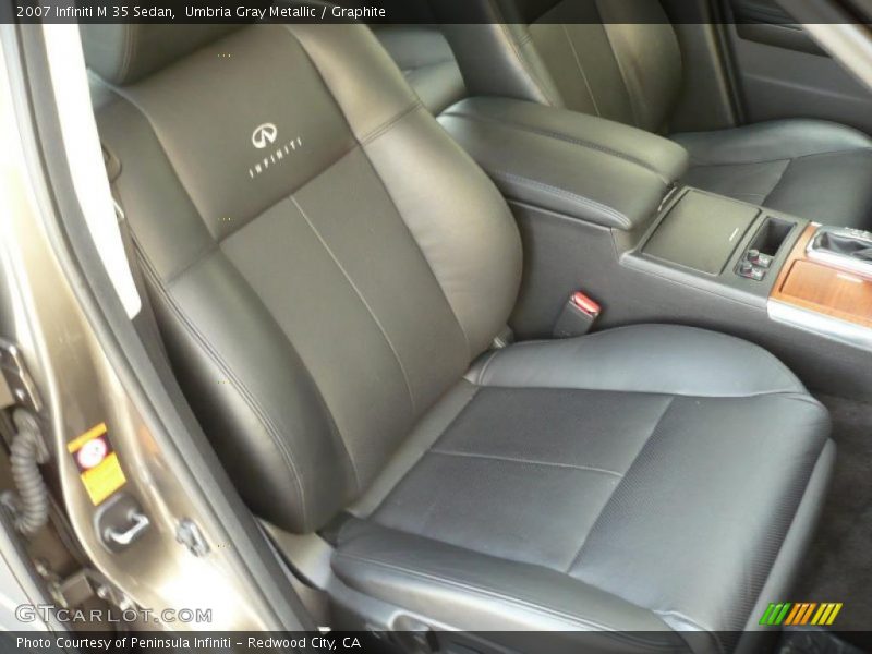 Umbria Gray Metallic / Graphite 2007 Infiniti M 35 Sedan
