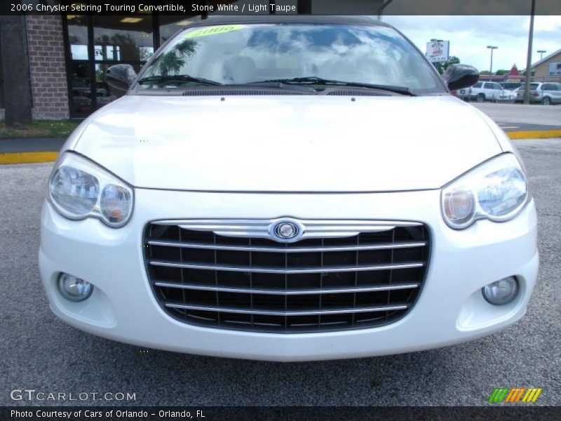 Stone White / Light Taupe 2006 Chrysler Sebring Touring Convertible