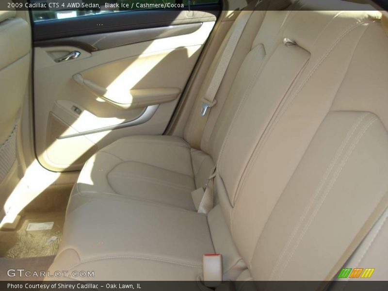 Black Ice / Cashmere/Cocoa 2009 Cadillac CTS 4 AWD Sedan
