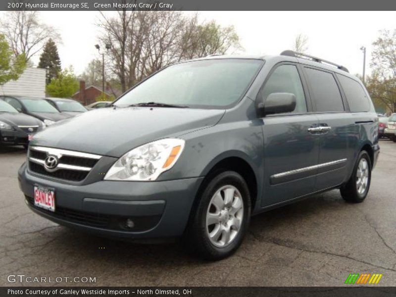 Green Meadow Gray / Gray 2007 Hyundai Entourage SE