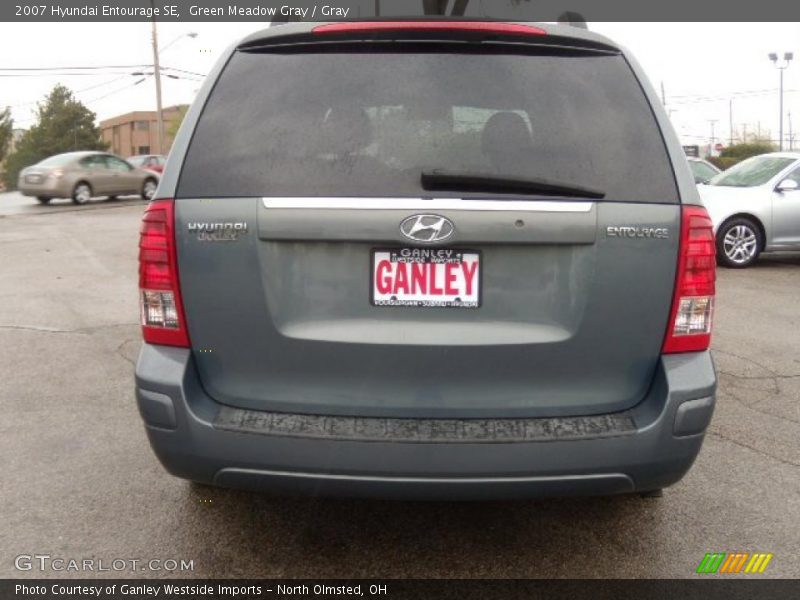 Green Meadow Gray / Gray 2007 Hyundai Entourage SE