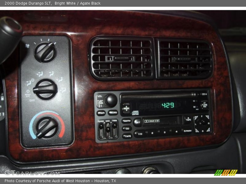 Bright White / Agate Black 2000 Dodge Durango SLT