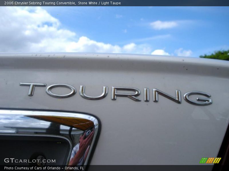 Stone White / Light Taupe 2006 Chrysler Sebring Touring Convertible