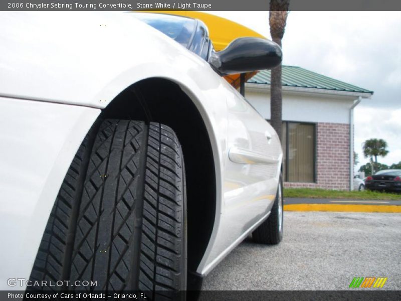Stone White / Light Taupe 2006 Chrysler Sebring Touring Convertible