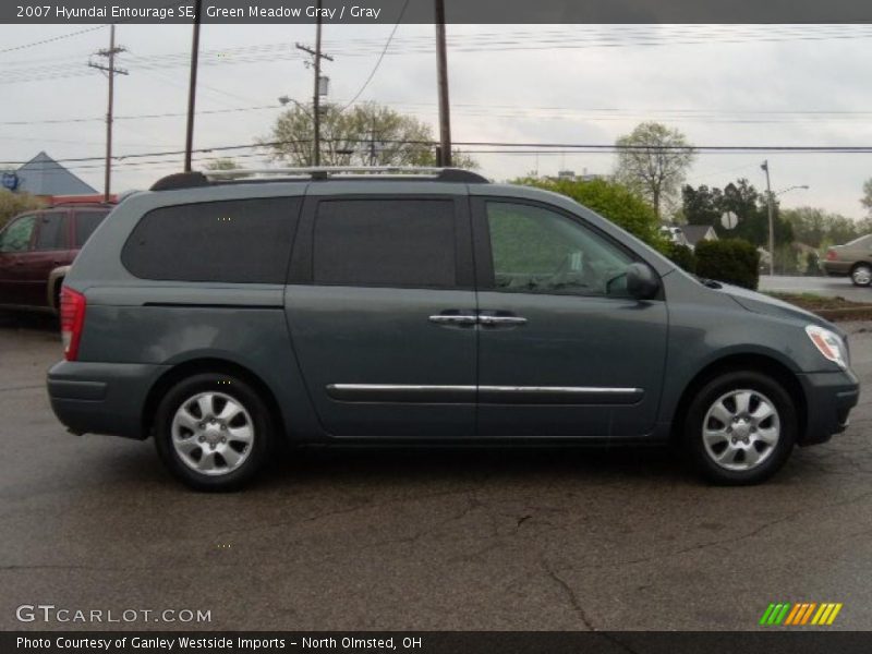 Green Meadow Gray / Gray 2007 Hyundai Entourage SE