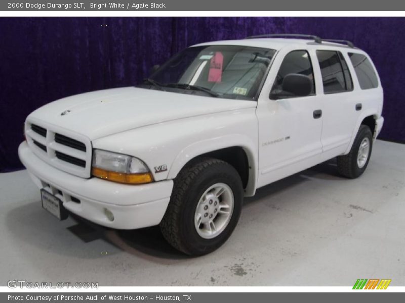 Bright White / Agate Black 2000 Dodge Durango SLT