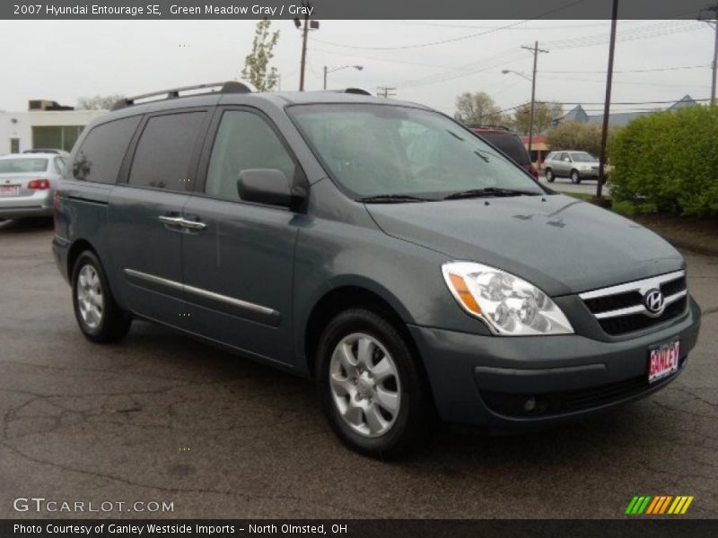Green Meadow Gray / Gray 2007 Hyundai Entourage SE