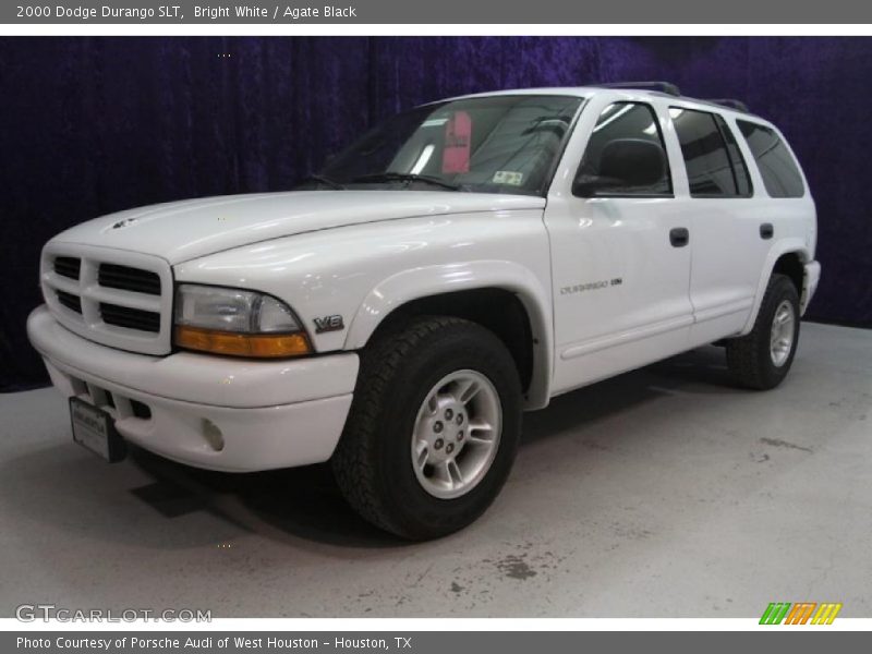 Bright White / Agate Black 2000 Dodge Durango SLT