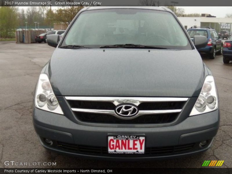 Green Meadow Gray / Gray 2007 Hyundai Entourage SE