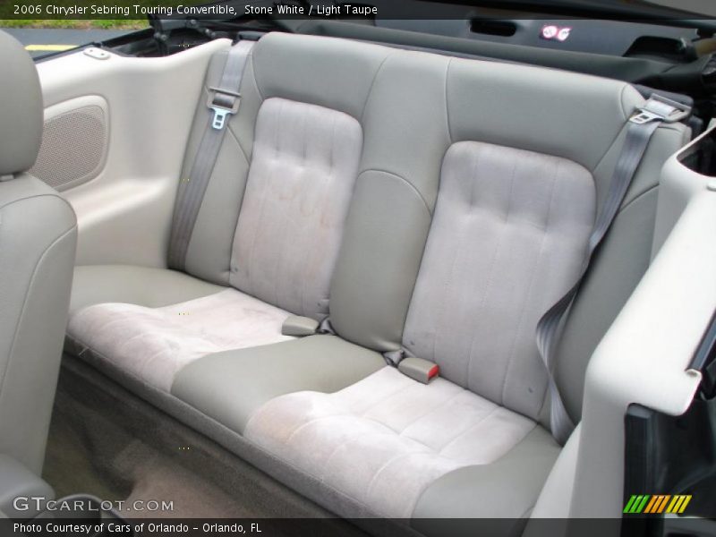 Stone White / Light Taupe 2006 Chrysler Sebring Touring Convertible