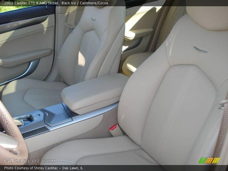 Black Ice / Cashmere/Cocoa 2009 Cadillac CTS 4 AWD Sedan